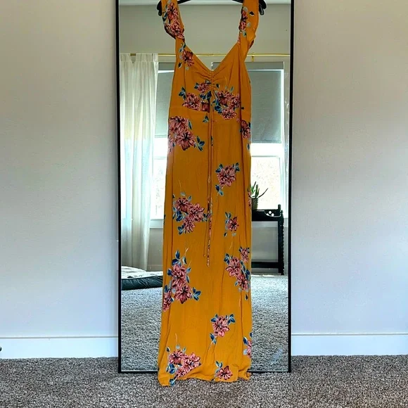 Floral maxi dress size large - Picture 1 of 4